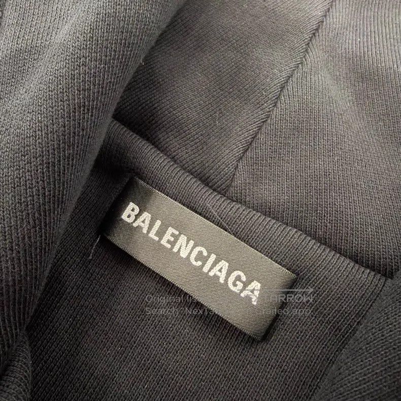 Balenciaga Balenciaga Denim Patchwork Zip-Up Hoodie Jacket Size US M / EU 48-50 / 2 - 3 Thumbnail