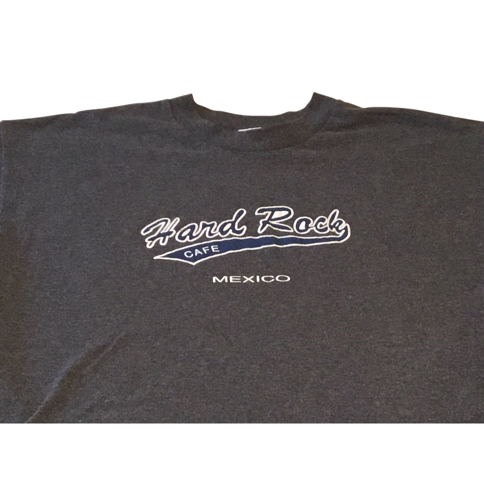 Hard Rock Cafe Hard Rock Cafe XL Gray T-Shirt Mexico Classic Logo Size US XL / EU 56 / 4 - 2 Thumbnail