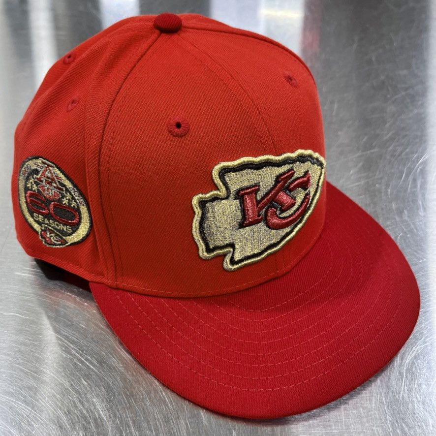 Hat Club Kansas City Chiefs Red Kingdom 59FIFTY Pro Image Hat 7 1/2 Size ONE SIZE - 1 Thumbnail