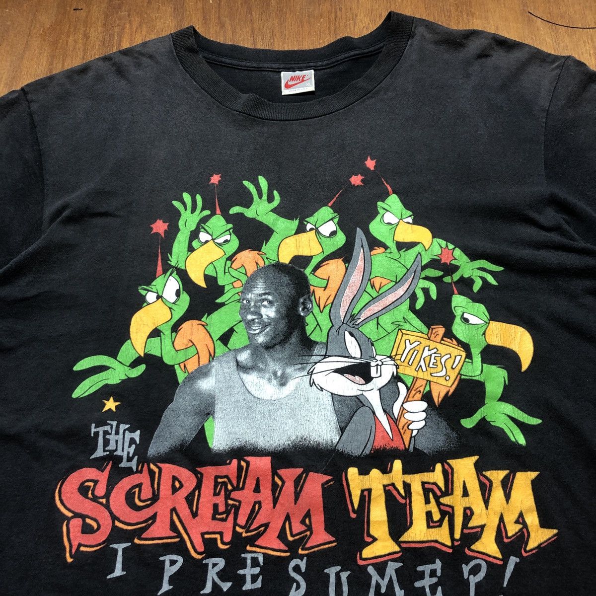 Nike × Vintage Vintage Nike Spacejam “The Scream Team I Presume?” Size US XL / EU 56 / 4 - 2 Thumbnail