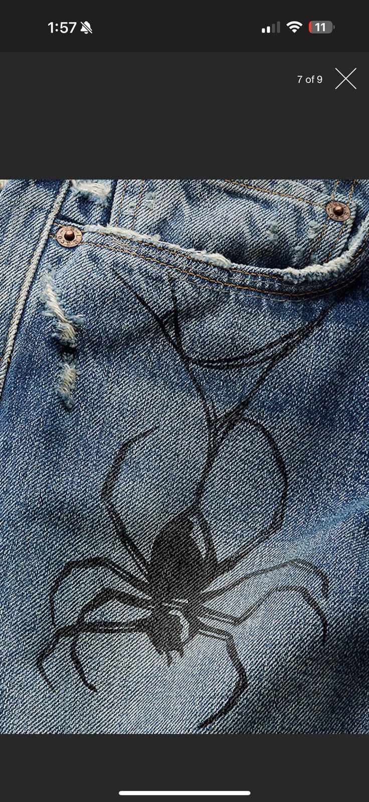 Levi's Levi’s “Tangled Web” 501s Size US 32 / EU 48 - 4 Thumbnail