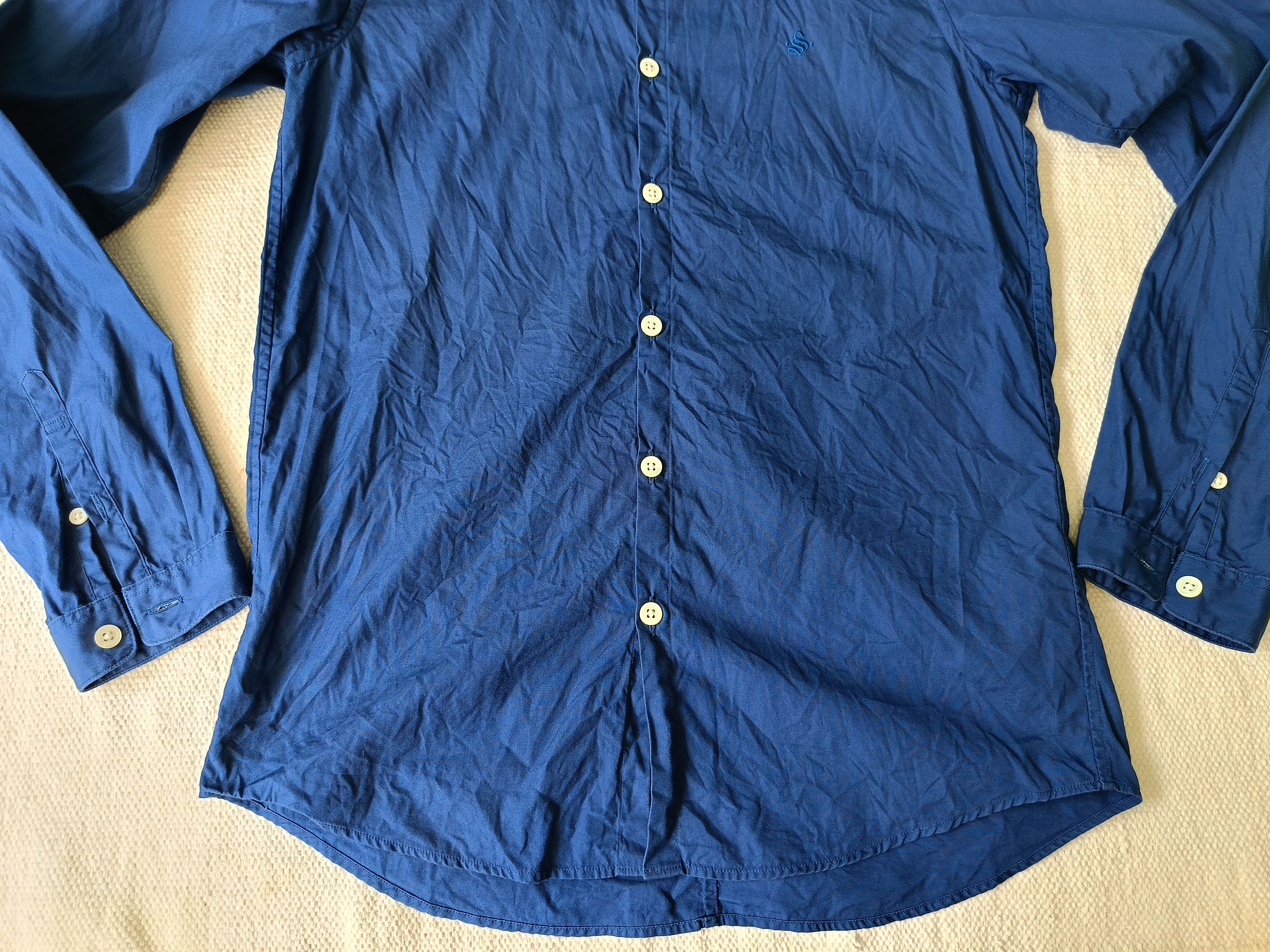 Japanese Brand × STUDIOUS Studious 0 Japan blue shirt XS Size US XS / EU 42 / 0 - 11 Thumbnail