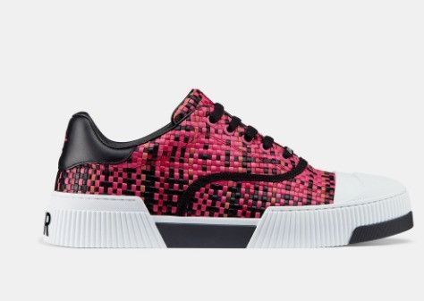 Dior o1w1db11224 D-Smash Sneakers in Fuchsia & Black Size US 7 / IT 37 - 1 Thumbnail