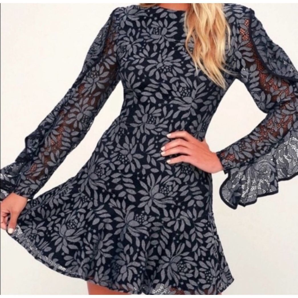 Other Keepsake Women's Engage Lace Long Sleeve Dress size XS Size XS / US 0-2 / IT 36-38 - 2 Thumbnail