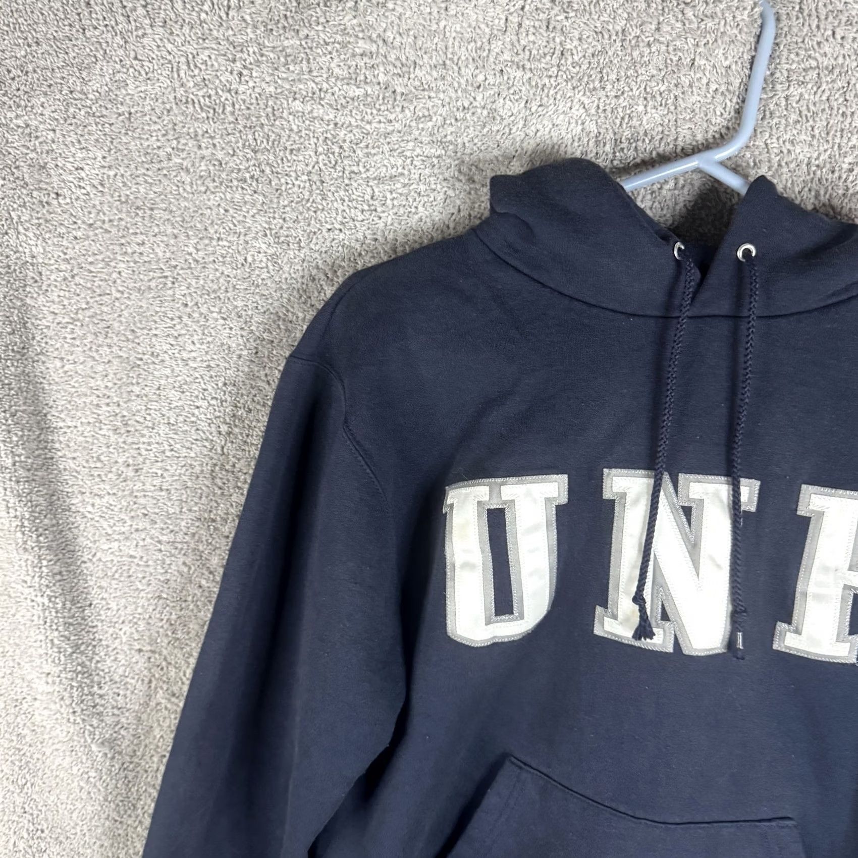 Champion Champion Hoodie Mens Small Blue UNF College Pullover Fleece Graphic Sweatshirt Size US S / EU 44-46 / 1 - 5 Thumbnail