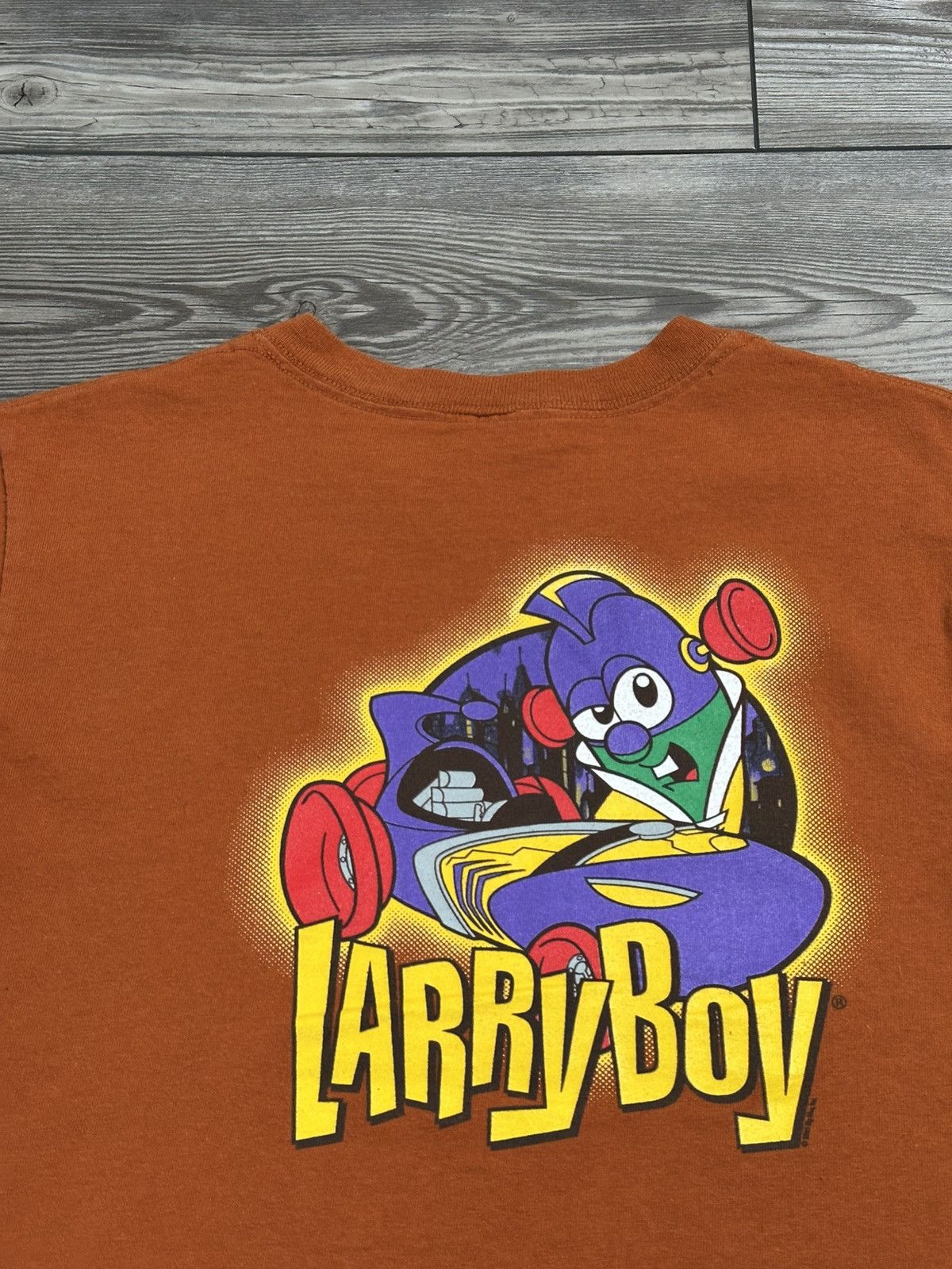 Vintage Vintage Y2K VeggieTales Larry Boy T Shirt Size US S / EU 44-46 / 1 - 4 Thumbnail