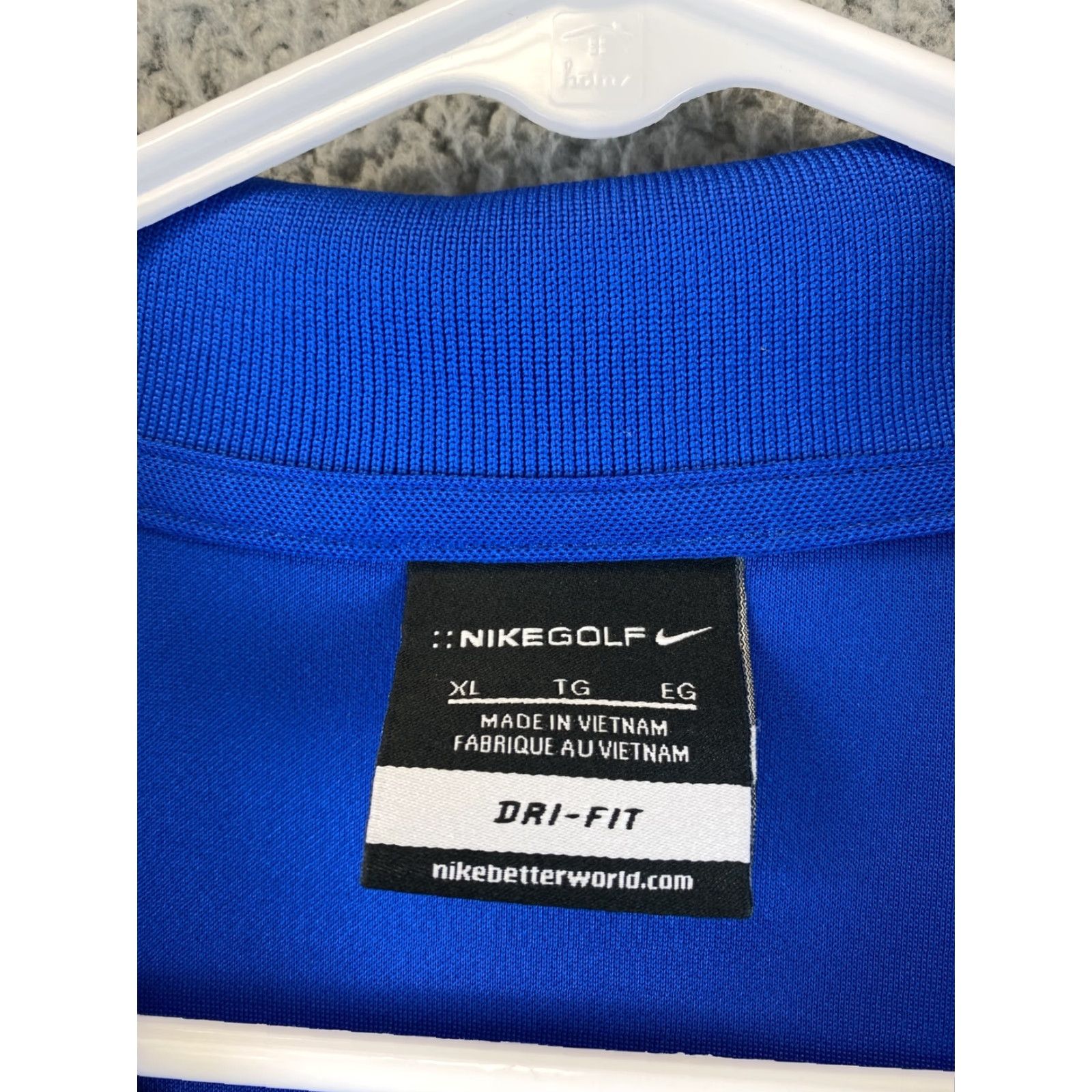 Nike Nike Dri-FIT Golf Polo Shirt Men XL Blue Nike Performance Dri-FIT Size US XL / EU 56 / 4 - 4 Thumbnail