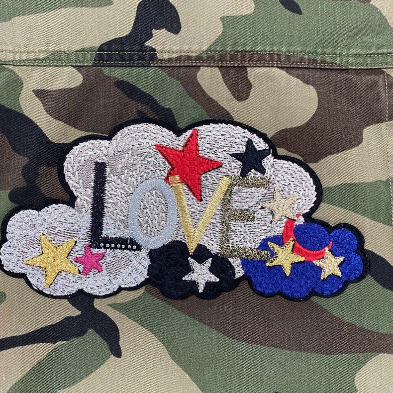 Saint Laurent Paris Saint Laurent Paris Gold thread camouflage overalls jacket Size US S / EU 44-46 / 1 - 4 Thumbnail