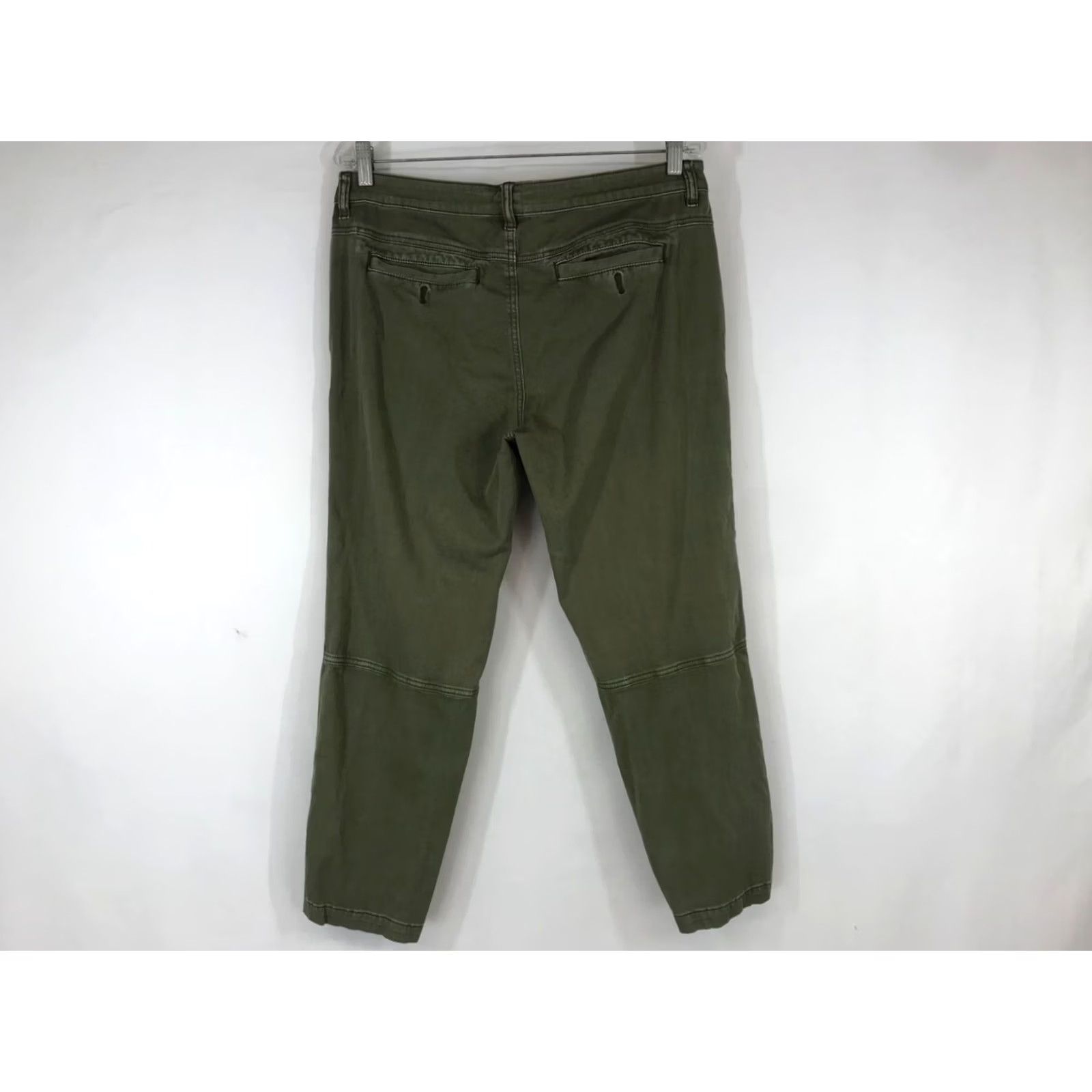 Prana PRANA WOMEN'S 12 GREEN COTTON BLEND JEANS Straight Pants Size 34" / US 12 / IT 48 - 4 Thumbnail