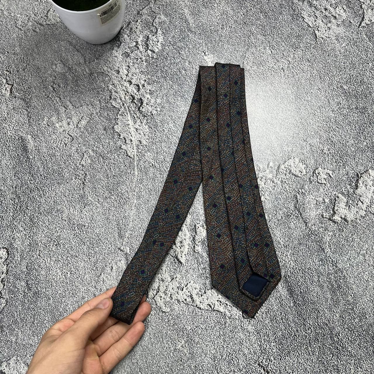 Lanvin Lanvin Paris Men's Floral Bron Tie 100% SILK Made in France Size ONE SIZE - 2 Thumbnail