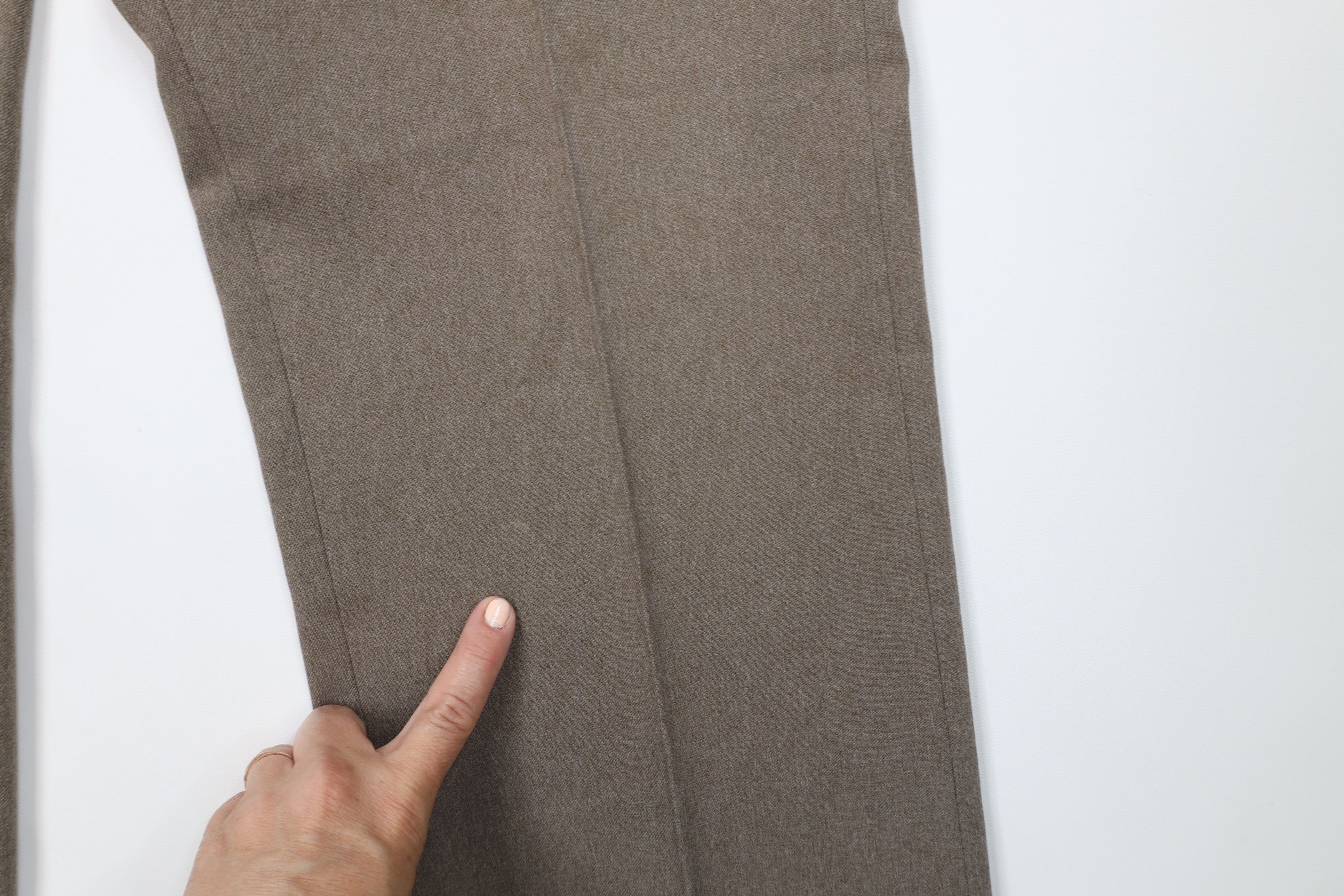 Levi's Vintage 70s Levis Knit Wide Leg Bell Bottoms Pants Brown USA Size US 40 / EU 56 - 5 Thumbnail