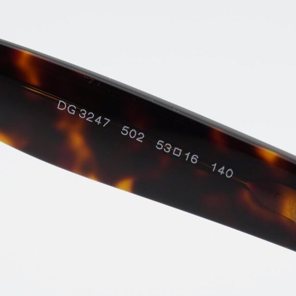 Dolce & Gabbana Dolce & Gabbana DG3247 502 Eyeglasses Cat Eye Havana 53mm Size ONE SIZE - 7 Thumbnail