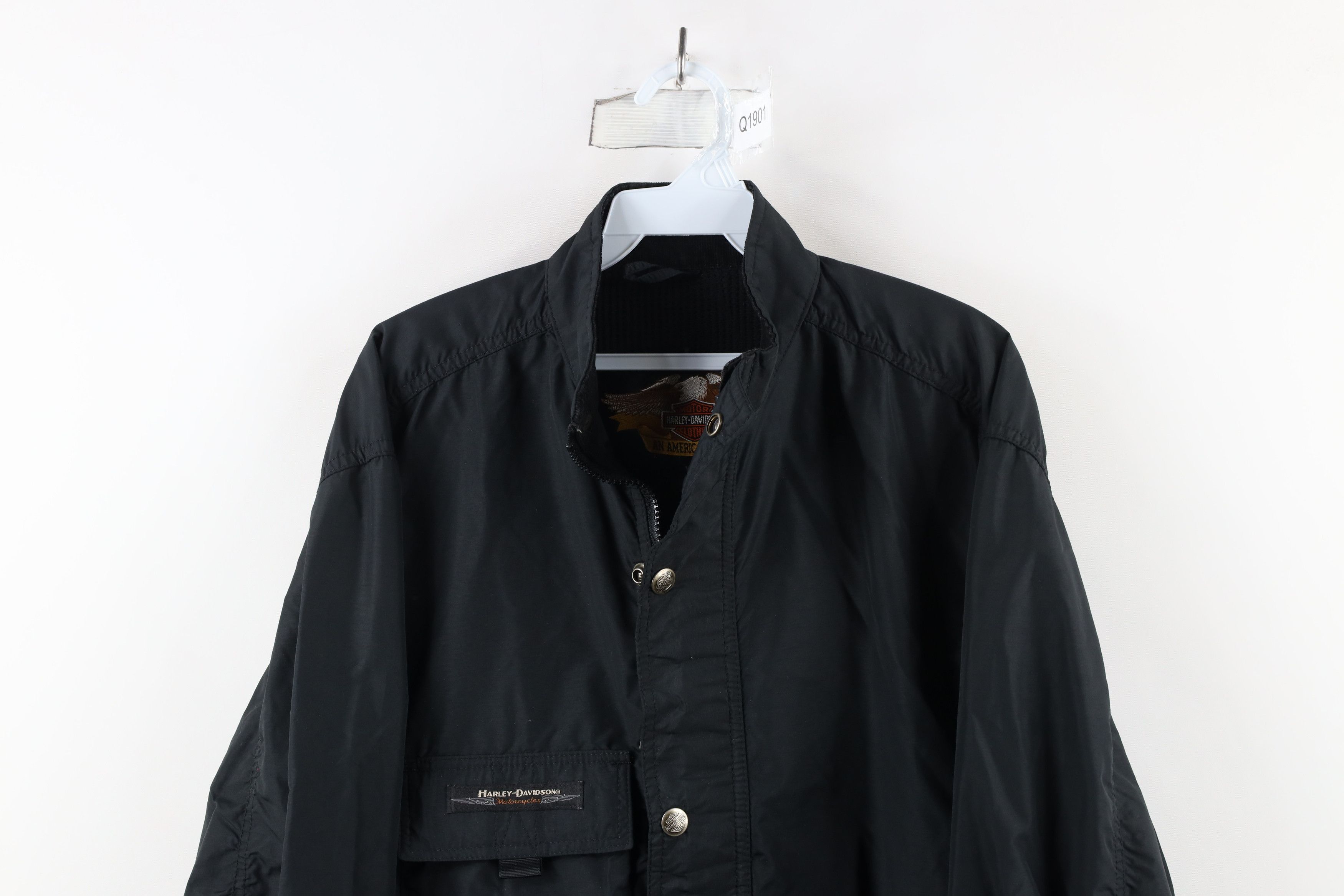 Harley Davidson × Vintage Vintage 90s Harley Davidson Out Reflective Bomber Jacket USA Size US S / EU 44-46 / 1 - 2 Thumbnail