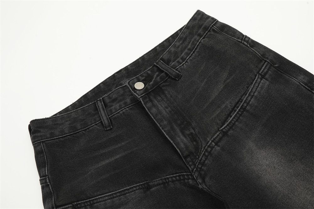 Vintage Men's street fashion washed distressed straight loose jeans Size US 32 / EU 48 - 3 Thumbnail