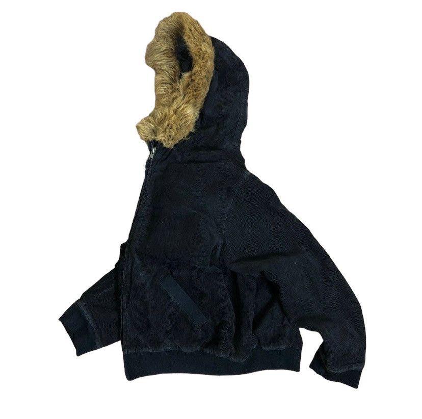 If Six Was Nine × Japanese Brand × Le Grande Bleu (L.G.B.) 2000s BlueMoonBlue - Gothic fur corduroy zip hoodie Size US M / EU 48-50 / 2 - 7 Thumbnail