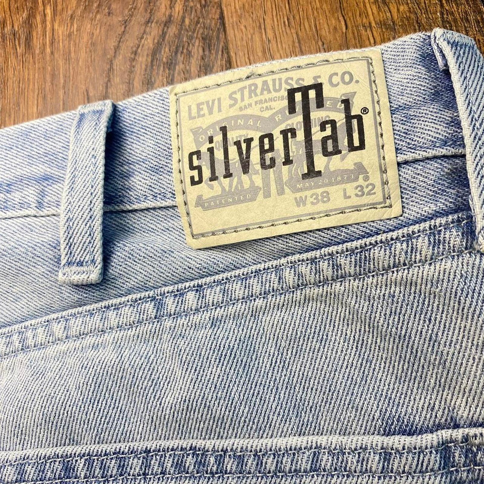 Levi's Silver tab straight leg Size US 38 / EU 54 - 4 Thumbnail