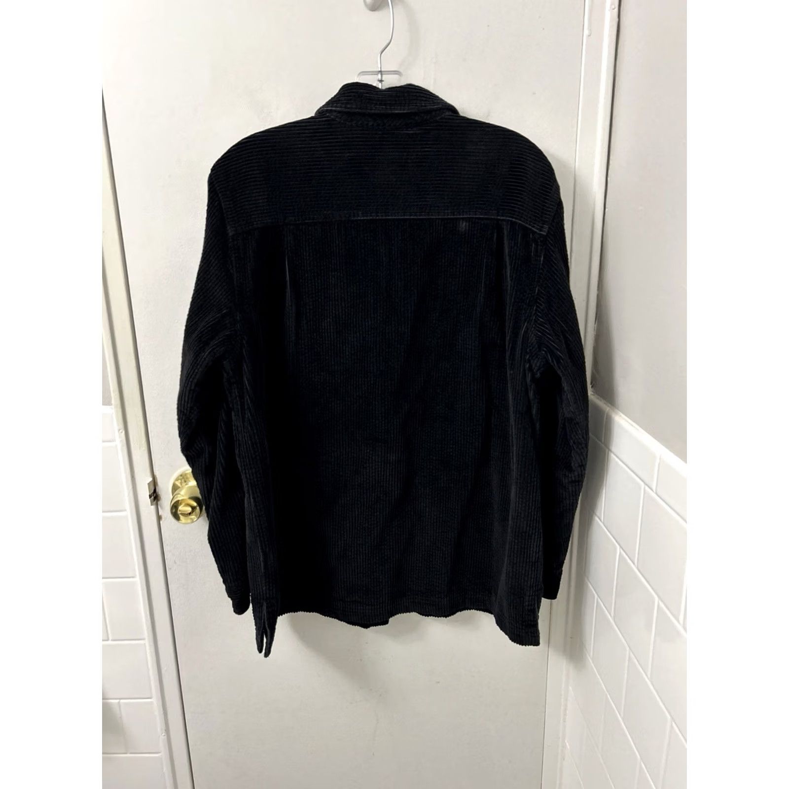 Vintage L.L. Bean Corduroy Shirt Jacket Womens Medium Black Regular Size M / US 6-8 / IT 42-44 - 7 Thumbnail