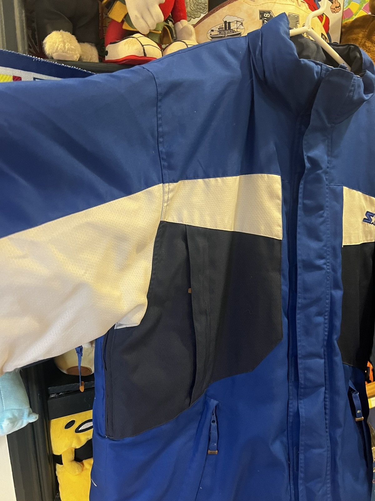 Starter × Vintage Like New Vintage Starter Down Filled Puffer Winter Jacket Size US L / EU 52-54 / 3 - 2 Thumbnail