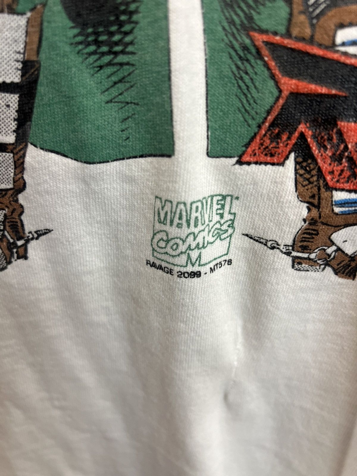 Cartoon Network × Marvel Comics × Vintage Vintage Marvel Comics "Ravage 2099" Shirt XL Size US XL / EU 56 / 4 - 2 Thumbnail
