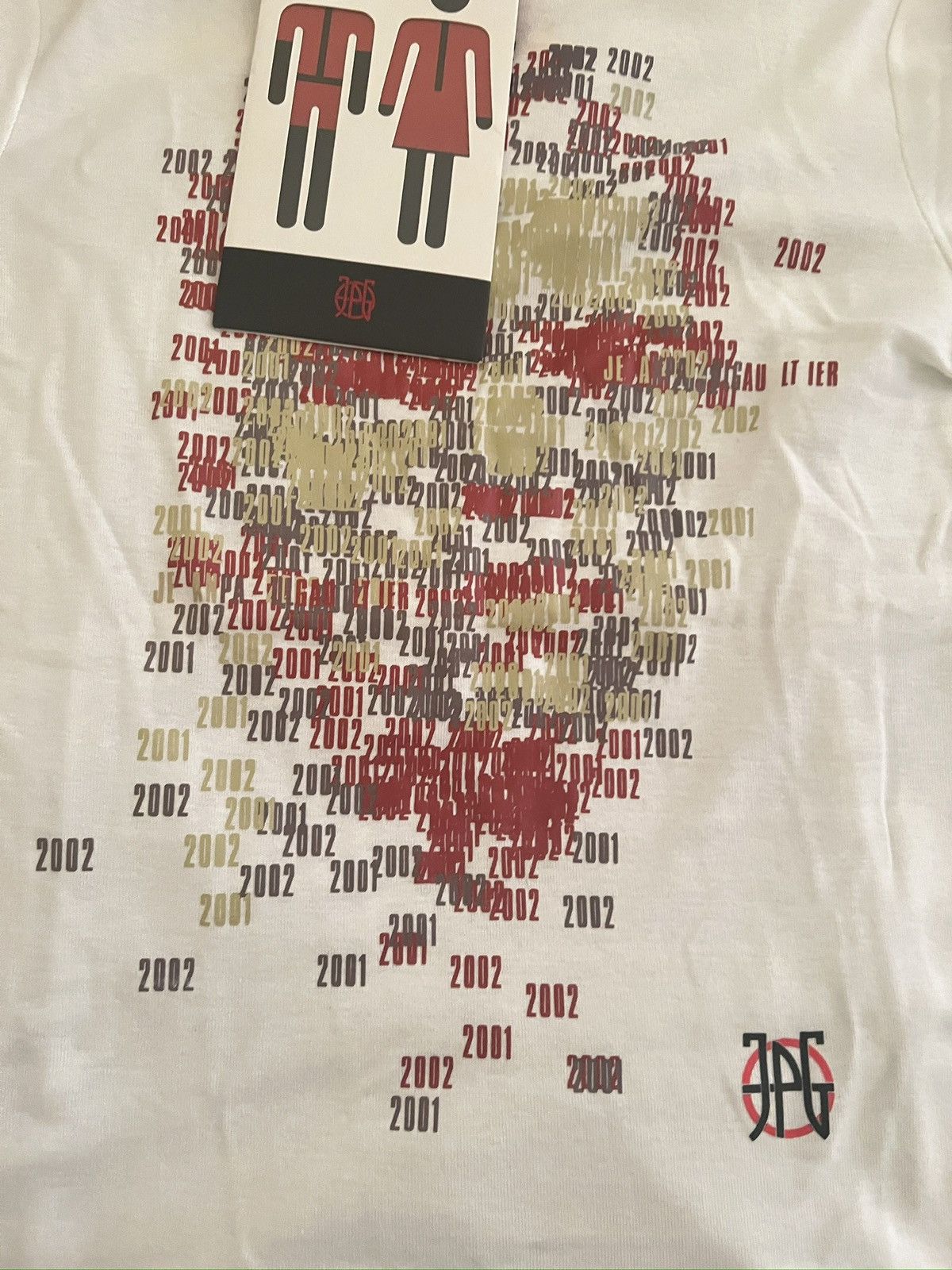 Jean Paul Gaultier Jean Paul Gaultier 01/02 -stretch cotton tee JPG face print Size US L / EU 52-54 / 3 - 3 Thumbnail