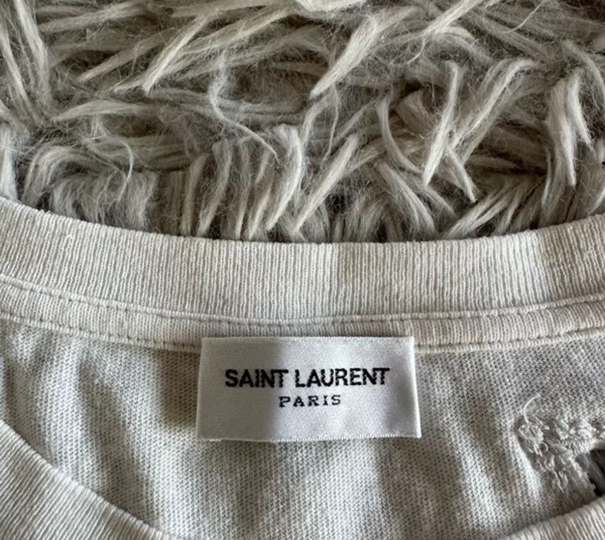 Yves Saint Laurent Saint Laurent SLP 18SS White Star Short sleeved T-shirt Size US S / EU 44-46 / 1 - 5 Thumbnail