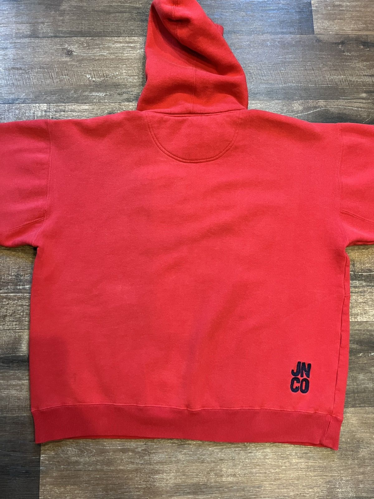 JNCO × Vintage Vintage 90’s Red Jnco Crown Hoodie Size US XL / EU 56 / 4 - 7 Thumbnail