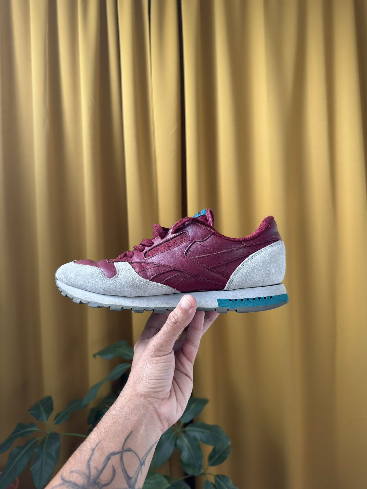 Other Reebok Classic Leather Burgundy Cloud Grey - BD4413 Size US 8 / EU 41 - 4 Thumbnail