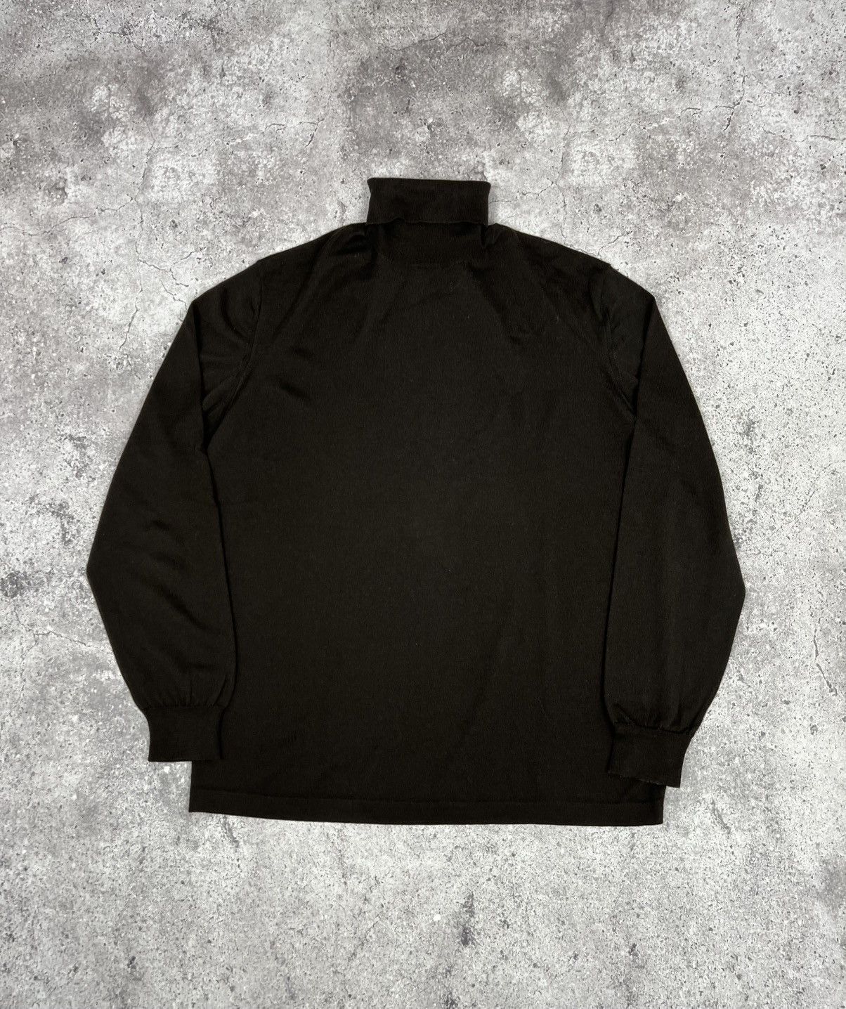 Ermenegildo Zegna Ermenegildo Zegna Lana Wool Sweater Turtle Neck Jumper Size US XXL / EU 58 / 5 - 1 Thumbnail
