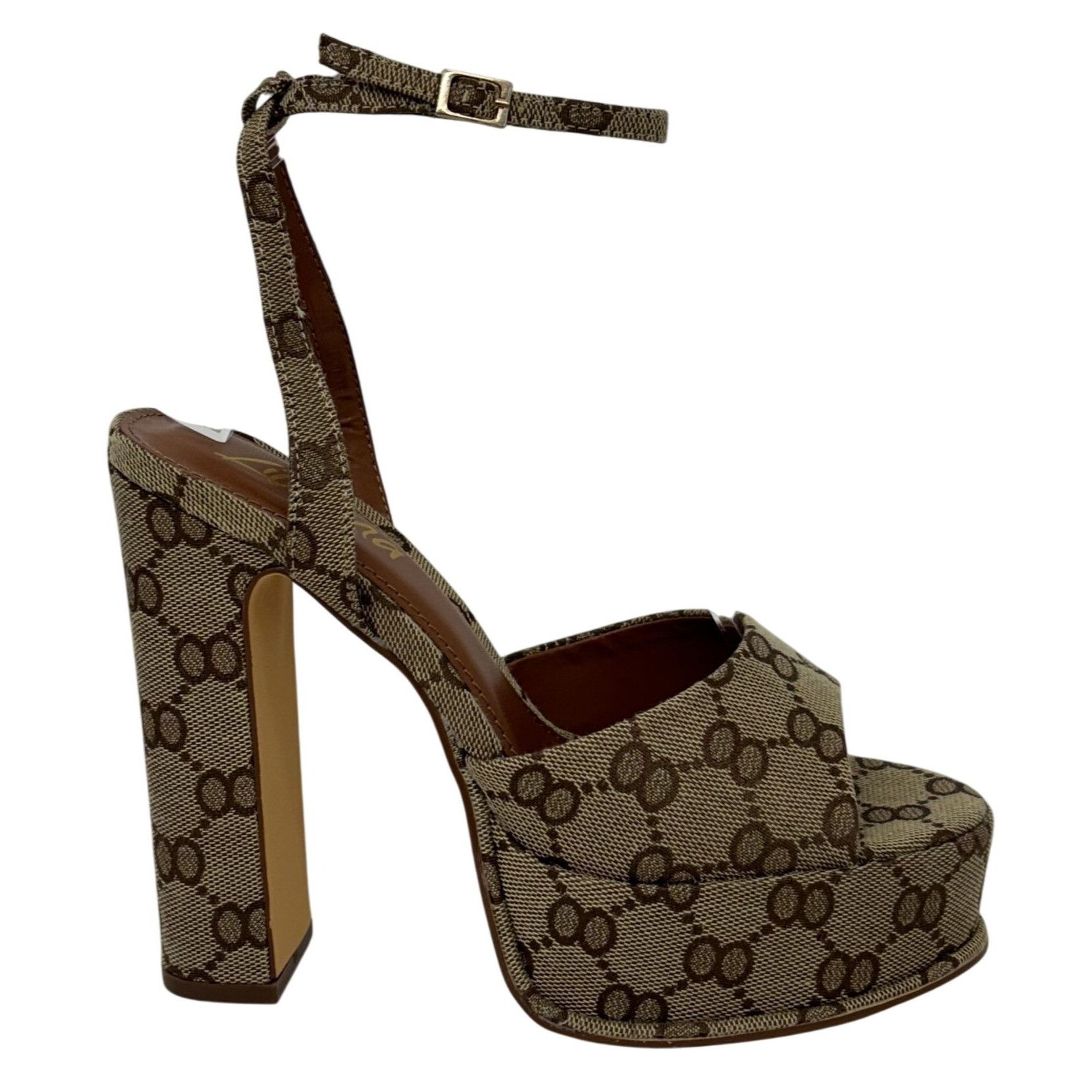 Other LILIANA / Josy-6 / Beige Monogram / Platform / Heels With A Size US 9 / IT 39 - 4 Thumbnail
