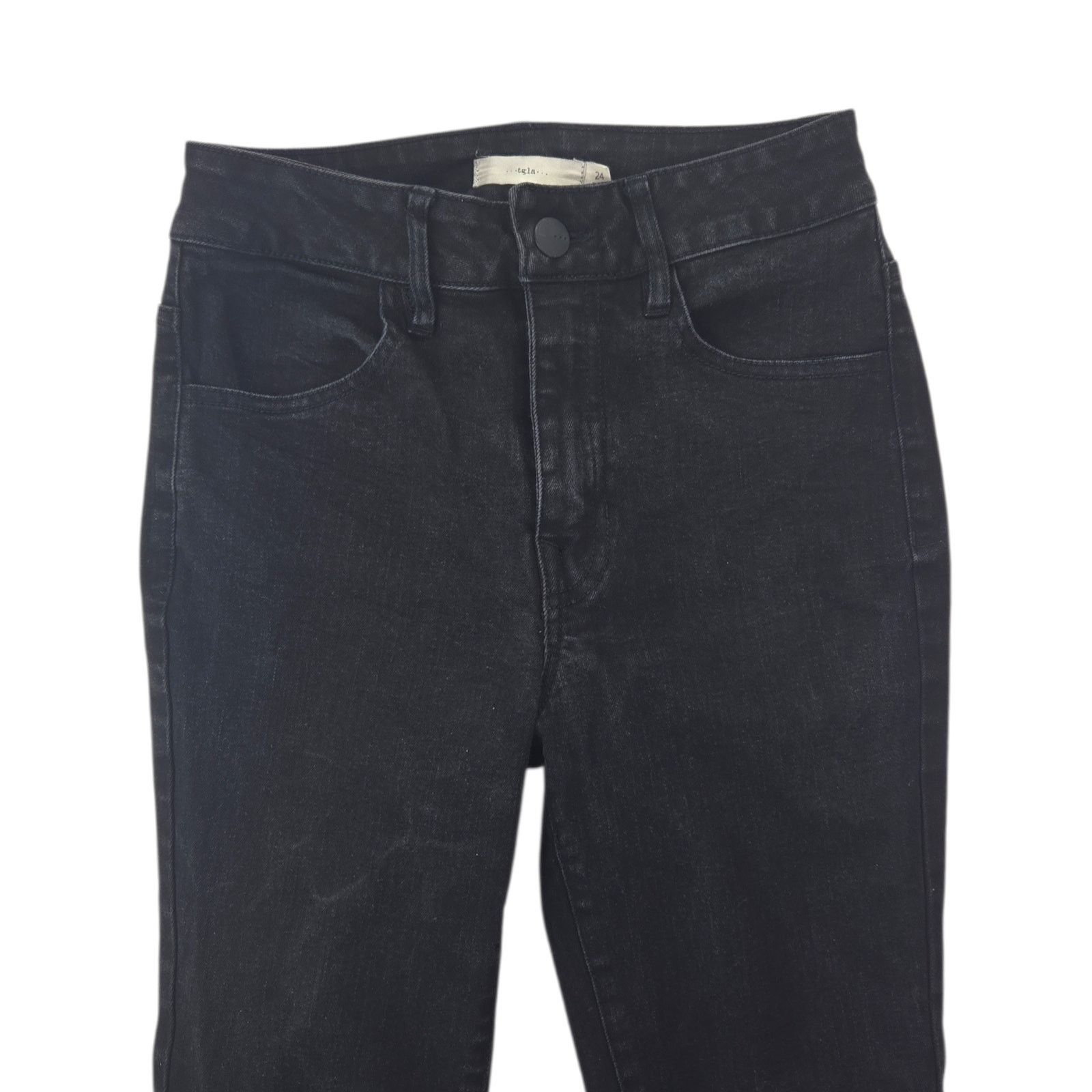Other tgla | Black Stretch Denim Jeans | Size 24" waist Size 24" / US 00 / IT 34 - 2 Thumbnail