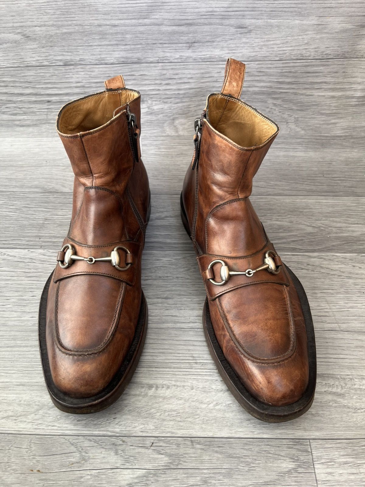 Gucci Gucci horsebit leather dress boots uk7 Size US 8 / EU 41 - 8 Thumbnail