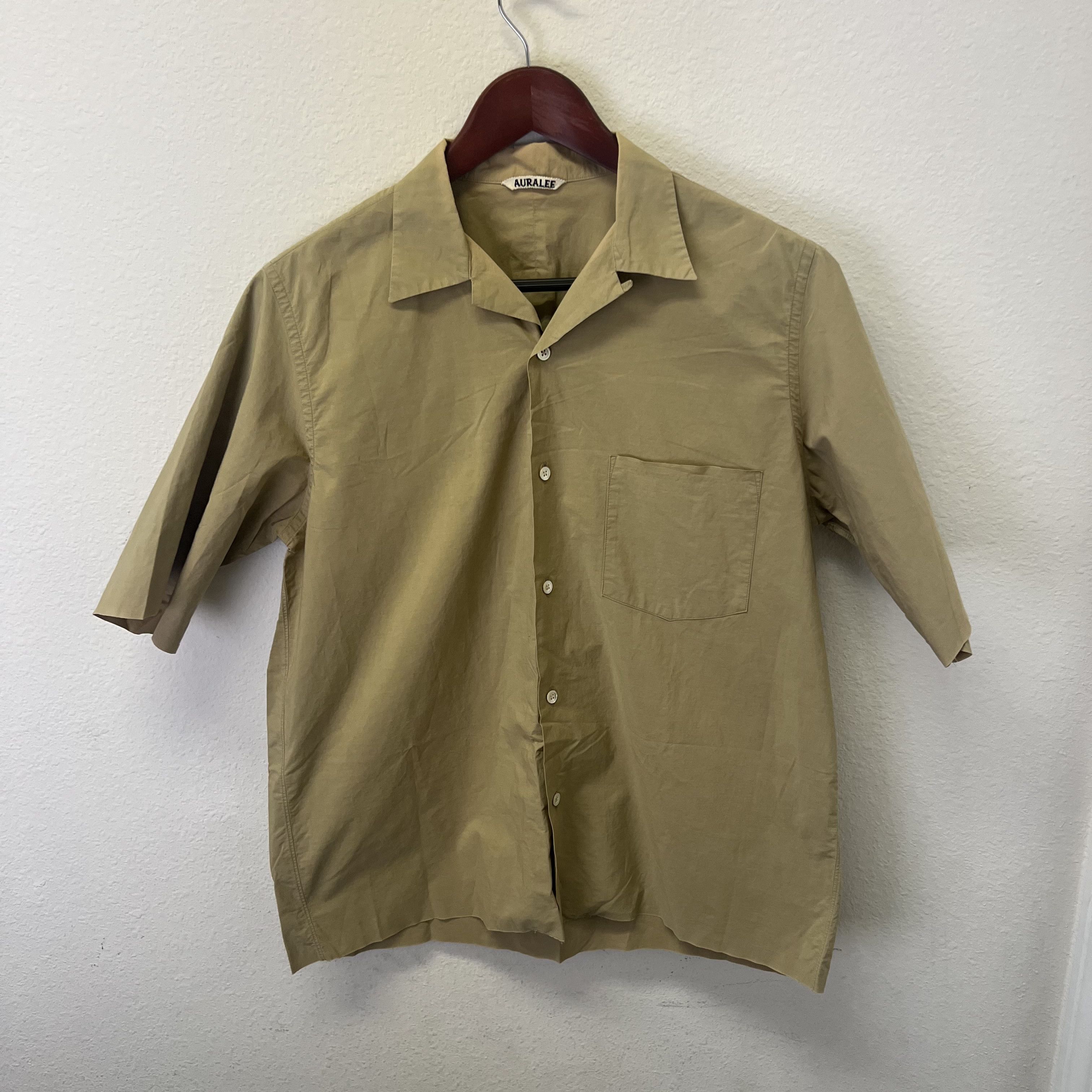 Auralee LS Selvedge Weather Cloth Shirt | Grailed