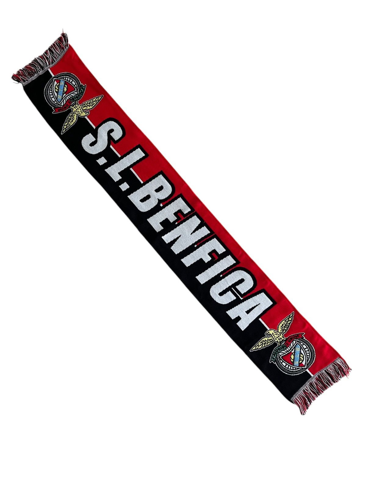 Vintage SL Benfica Scarf Sport Football Club Size ONE SIZE - 1 Thumbnail