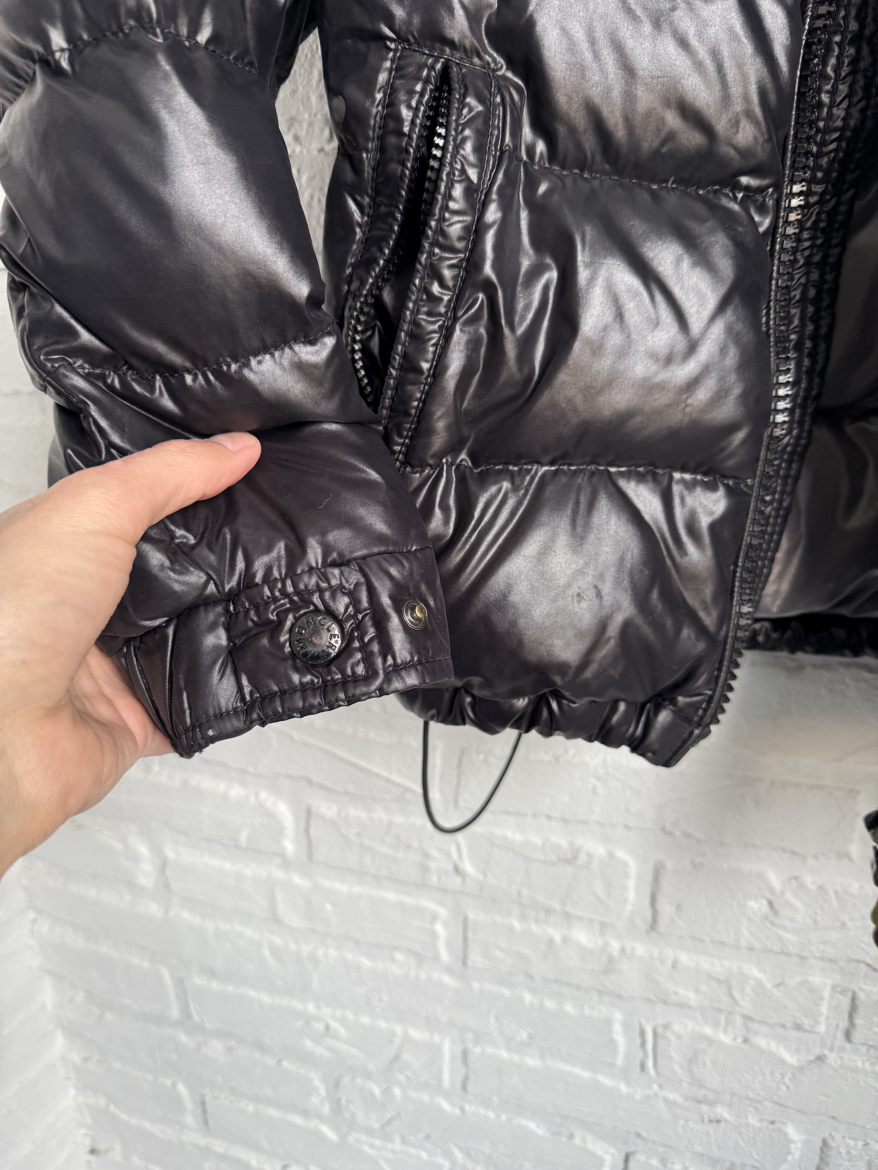 Moncler Moncler Maya Giubbotto Black Glossy Puffer jacket Size US S / EU 44-46 / 1 - 15 Thumbnail