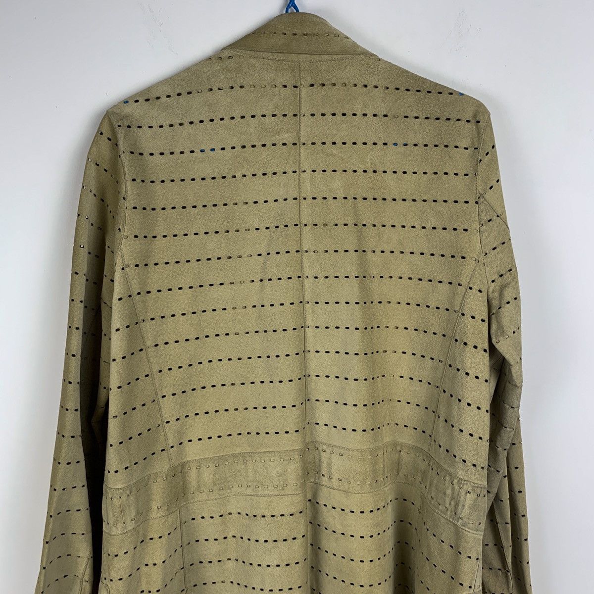 Fendi × Vintage Rare ‼️ Vintage Fendi See Through Leather Jacket Size S / US 4 / IT 40 - 10 Thumbnail