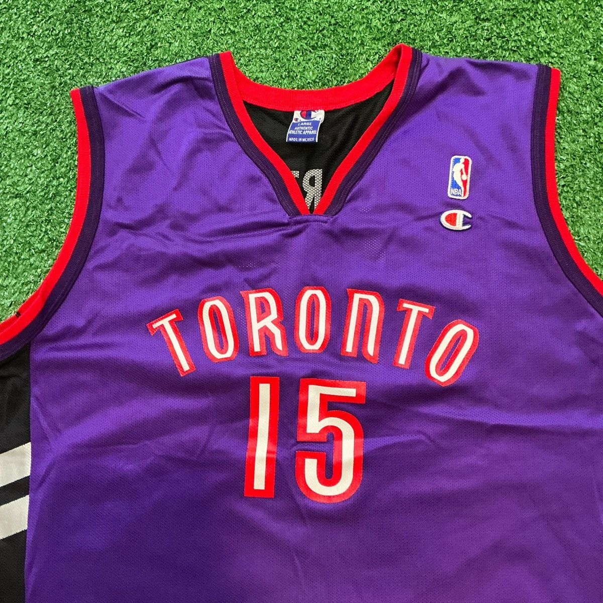 Champion Vintage 90s Champion NBA Toronto Raptors Vince Carter Jersey Size US L / EU 52-54 / 3 - 2 Thumbnail
