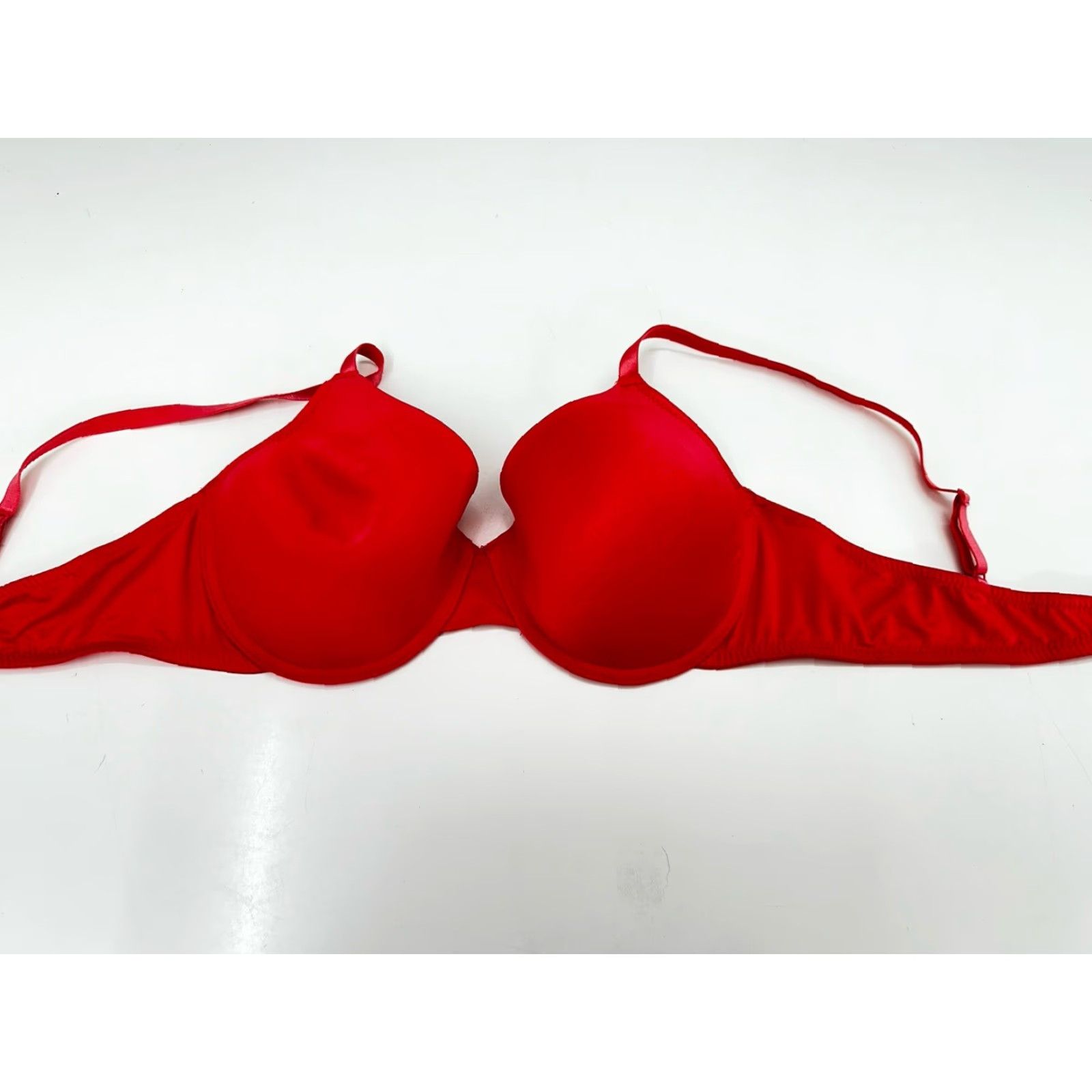 Pinko Unbranded Womens Bra 40D Pink Adjustable Padded T-Shirt Bra Mature Womens Velc? Size ONE SIZE - 3 Thumbnail