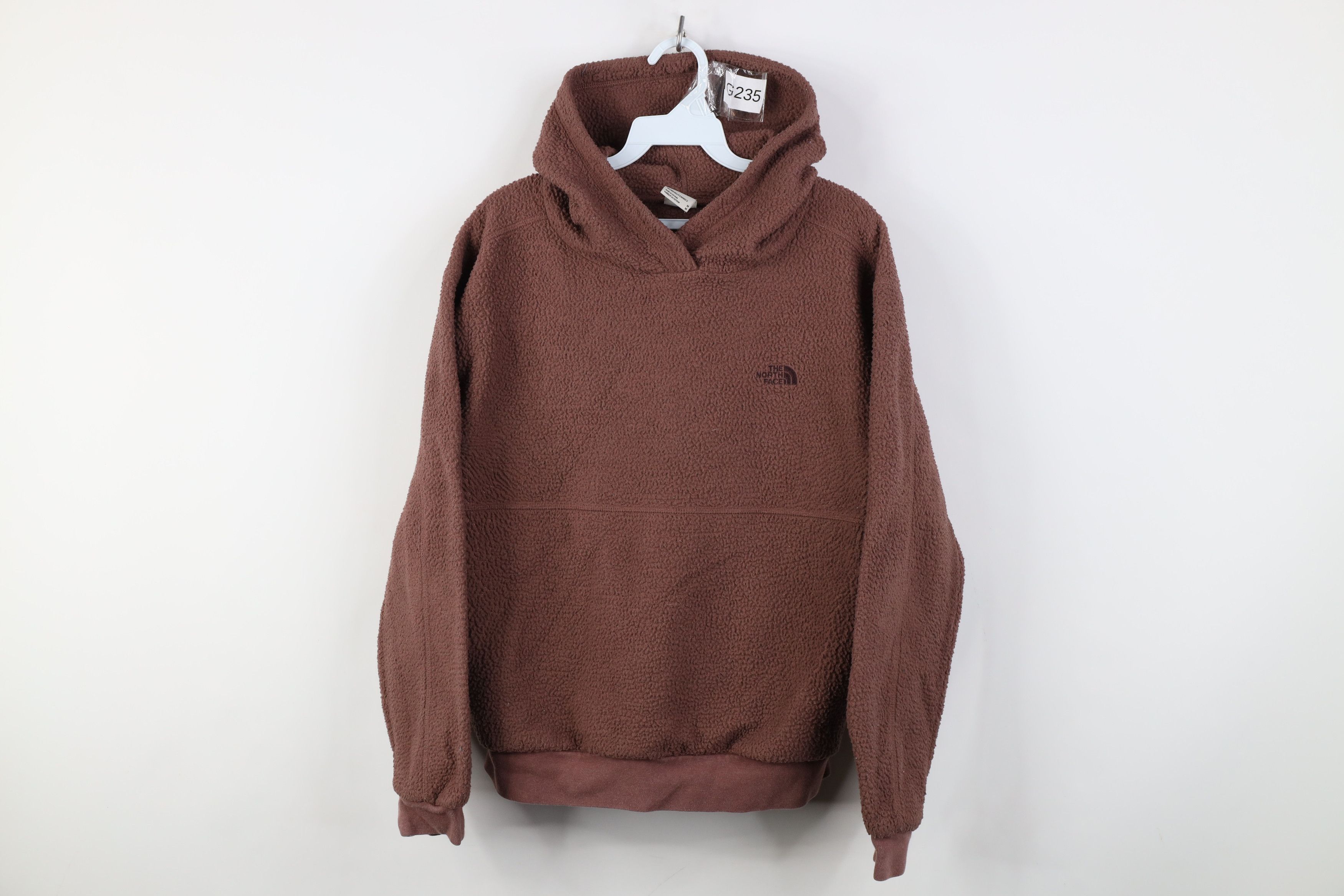 The North Face The North Face Spell Out Deep Pile Fleece Hoodie Sweatshirt Size M / US 6-8 / IT 42-44 - 1 Thumbnail
