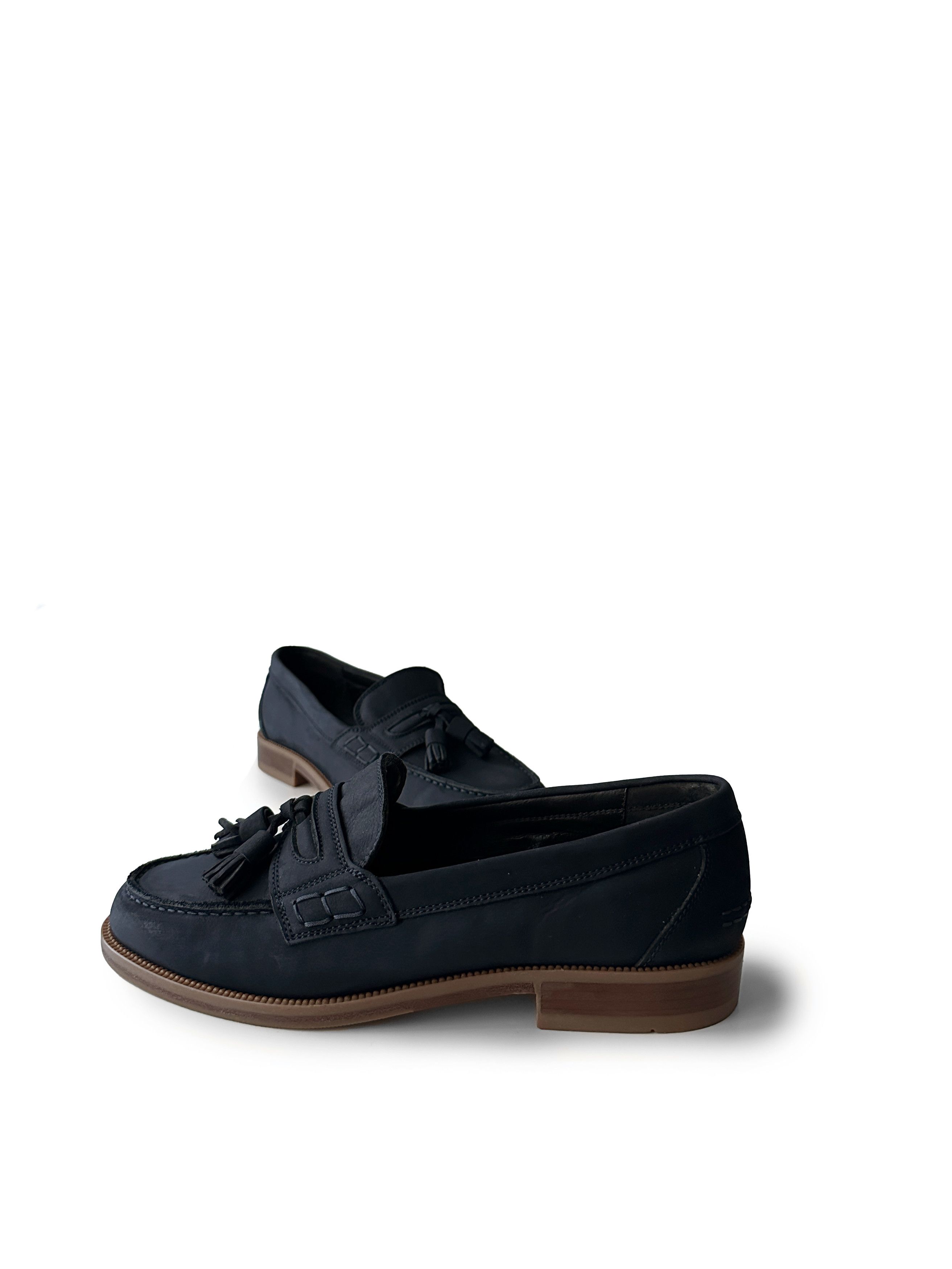 Russell & Bromley Russell & Bromley navy nubuck tassel loafers Size US 8 / EU 41 - 5 Thumbnail