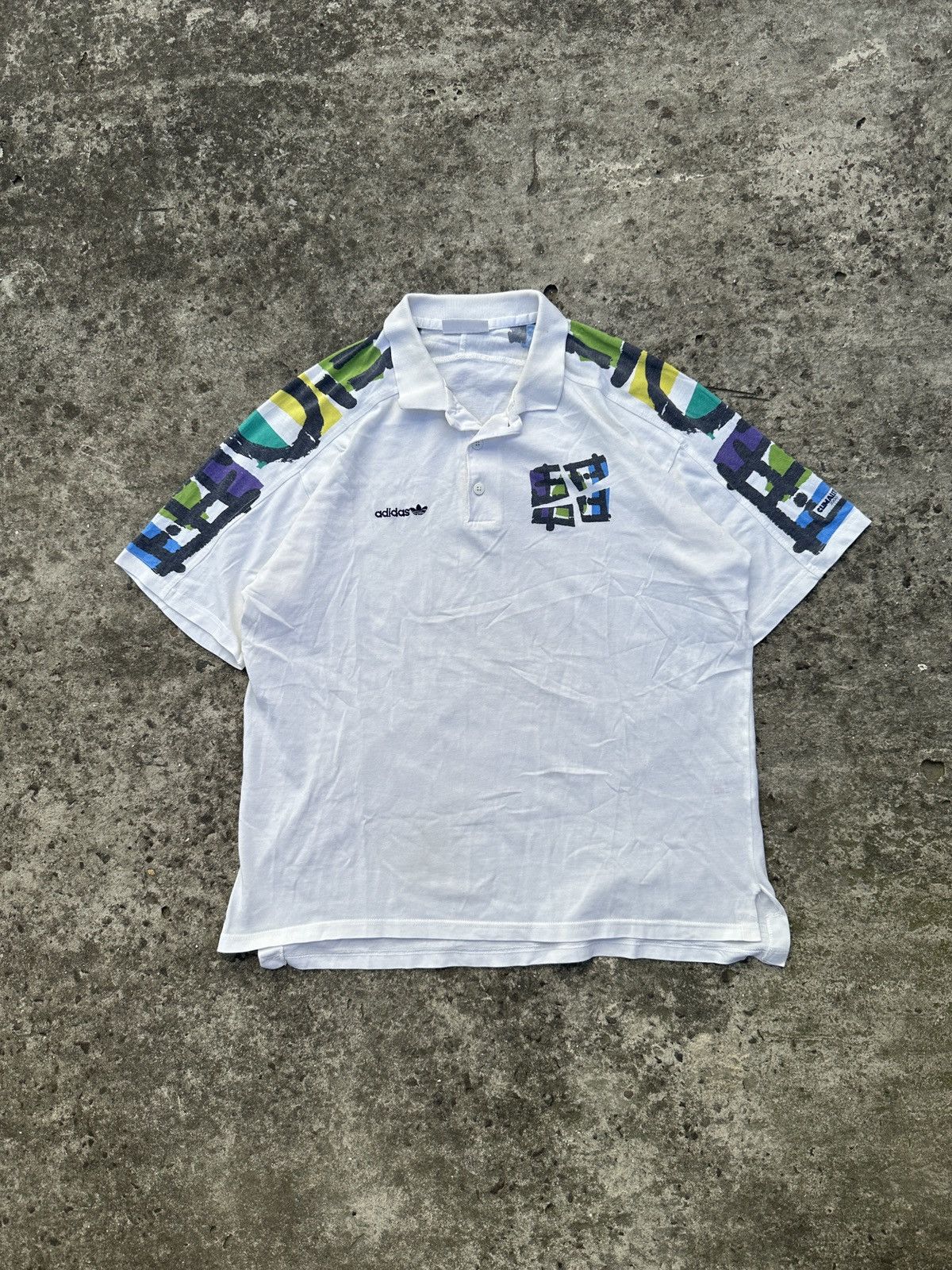 Adidas Vintage Adidas Climalite 2000 Polos Streetwear Rare L Casual Size US L / EU 52-54 / 3 - 1 Thumbnail