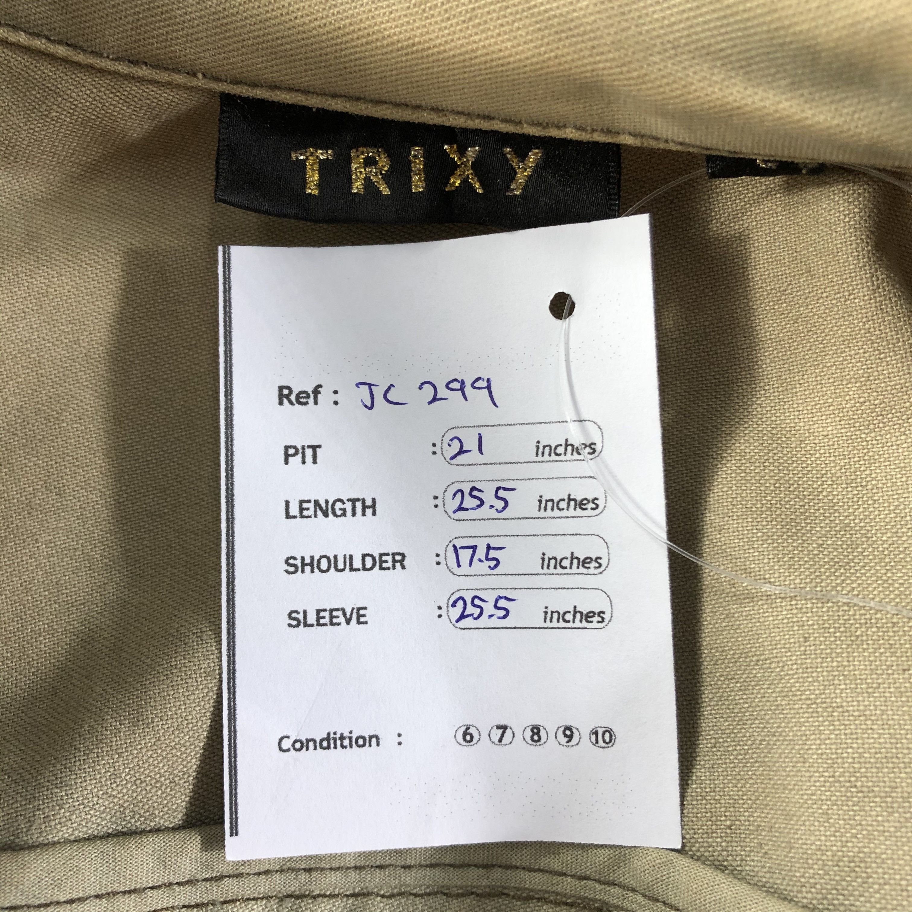 Japanese Brand Japanese Brand Trixy Sun Faded Utility Jacket -JC299 Size US L / EU 52-54 / 3 - 9 Thumbnail
