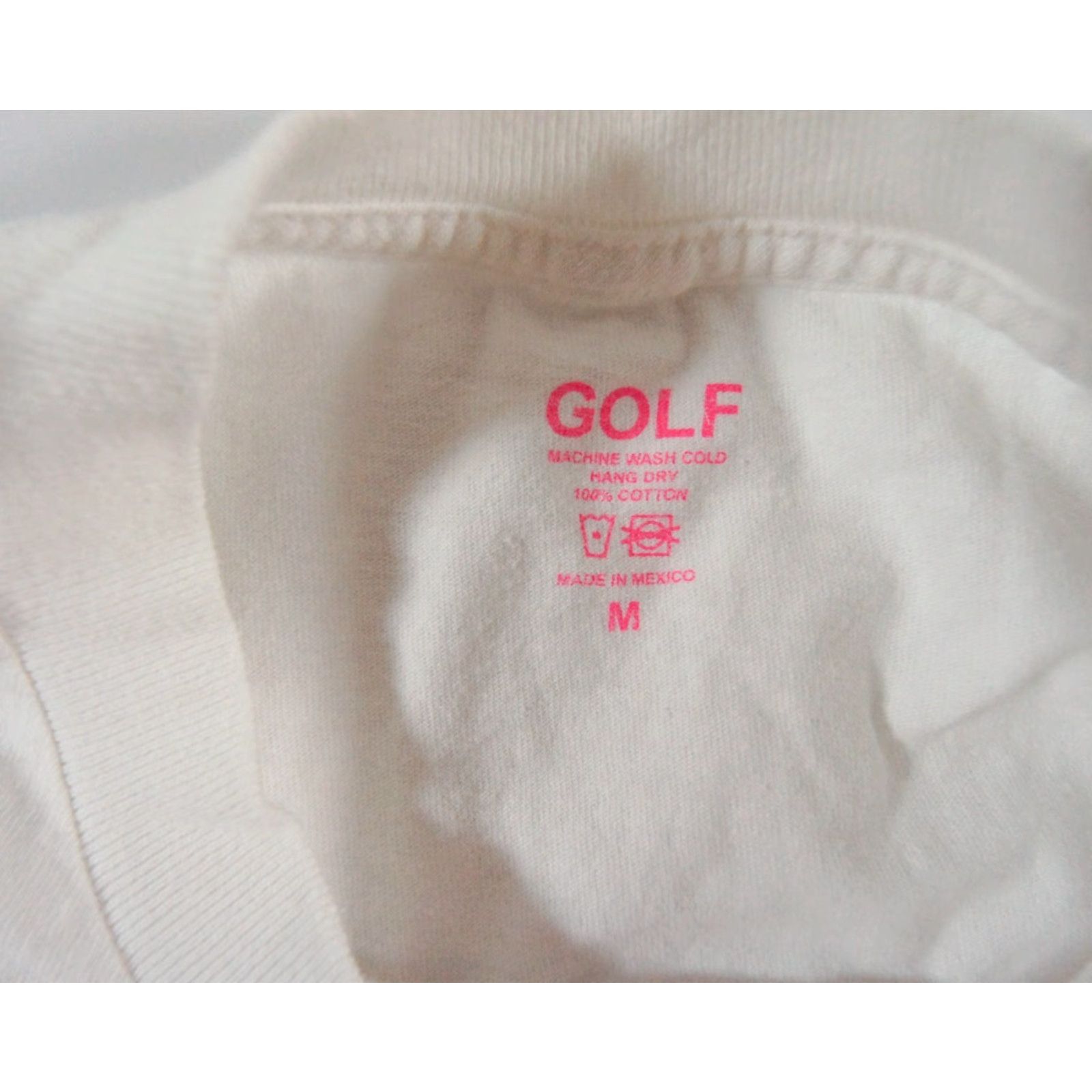 Golf Wang VINTAGE Golf Wang T-Shirt Men Medium White Logo Short Sleeve Crew Neck All Seasons Hip Hop Rap Size US M / EU 48-50 / 2 - 6 Thumbnail