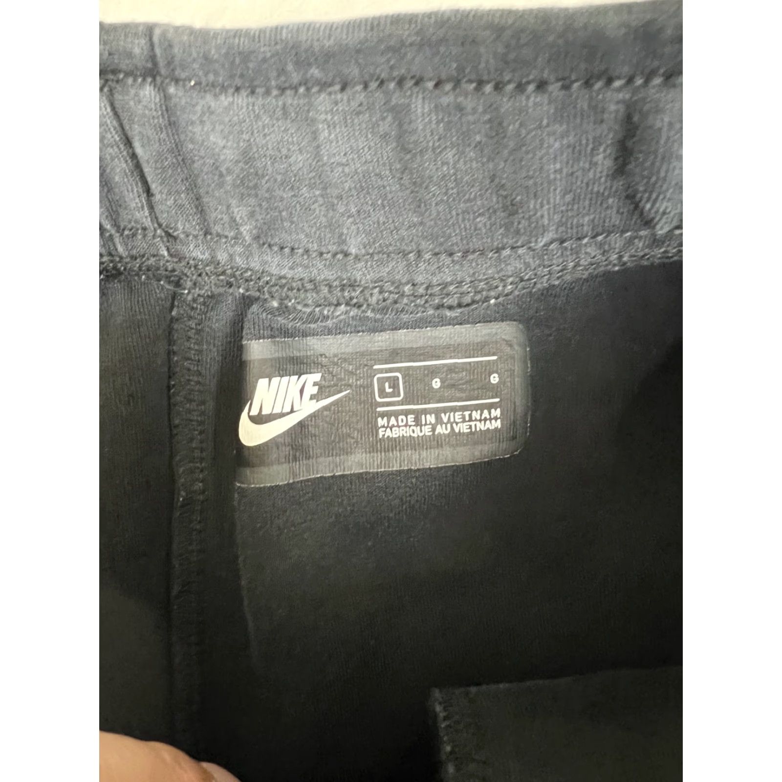 Nike Nike Tech Fleece Sweatpants Mens Large Jogger Tapered Black Pockets Athletic Fleece Size US 33 - 6 Thumbnail
