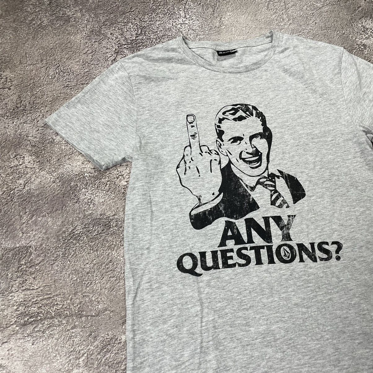 Vintage Vintage Y2K Graphic Tee Sun Faded Funny Middle Finger Street Size US S / EU 44-46 / 1 - 3 Thumbnail