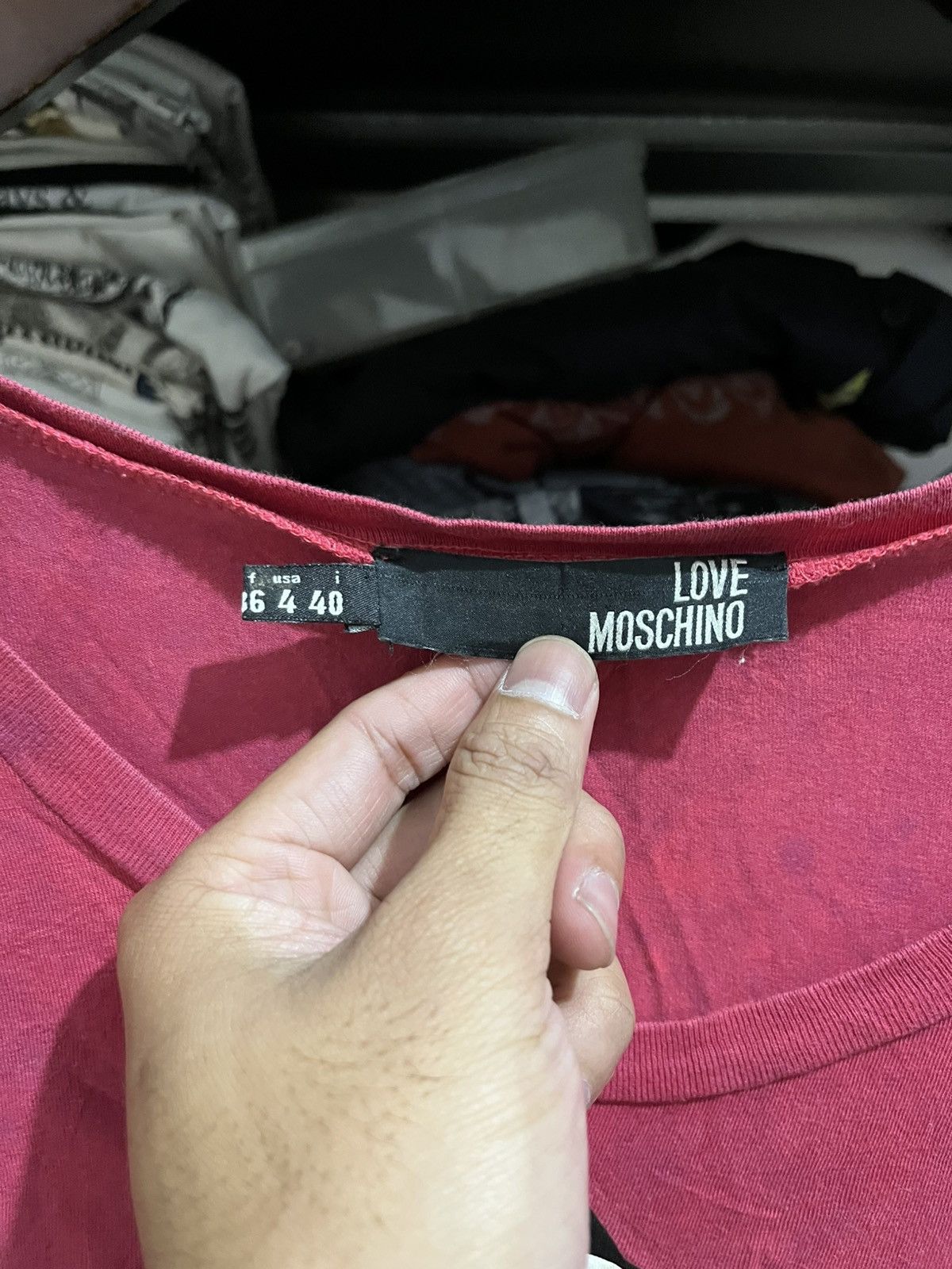 Love Moschino × Moschino Love moschino tee Size S / US 4 / IT 40 - 2 Thumbnail