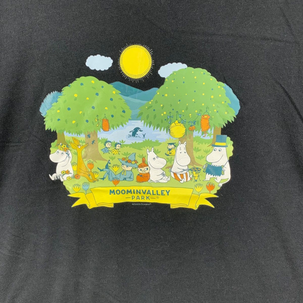 Vintage MOOMIN SNUFKIN SNIFF Valley Park Cartoon Comic Tee Shirt Size M / US 6-8 / IT 42-44 - 4 Thumbnail