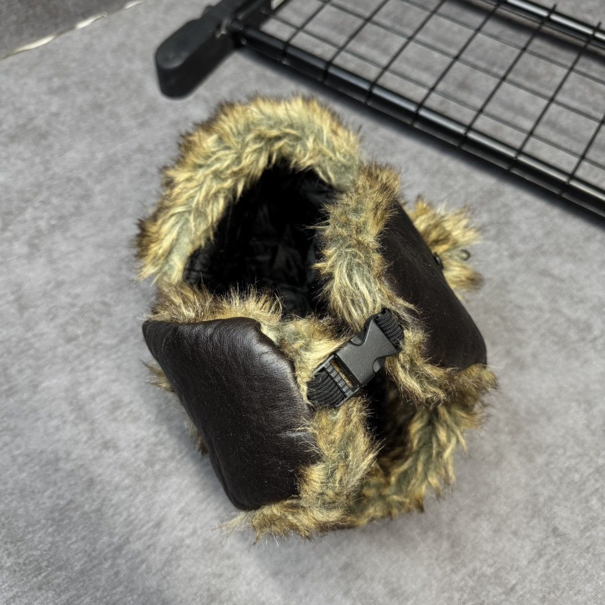 Vintage Vintage Crazy Y2K Mohair Fuzzi Hat Ushanka punk Hype Size ONE SIZE - 3 Thumbnail