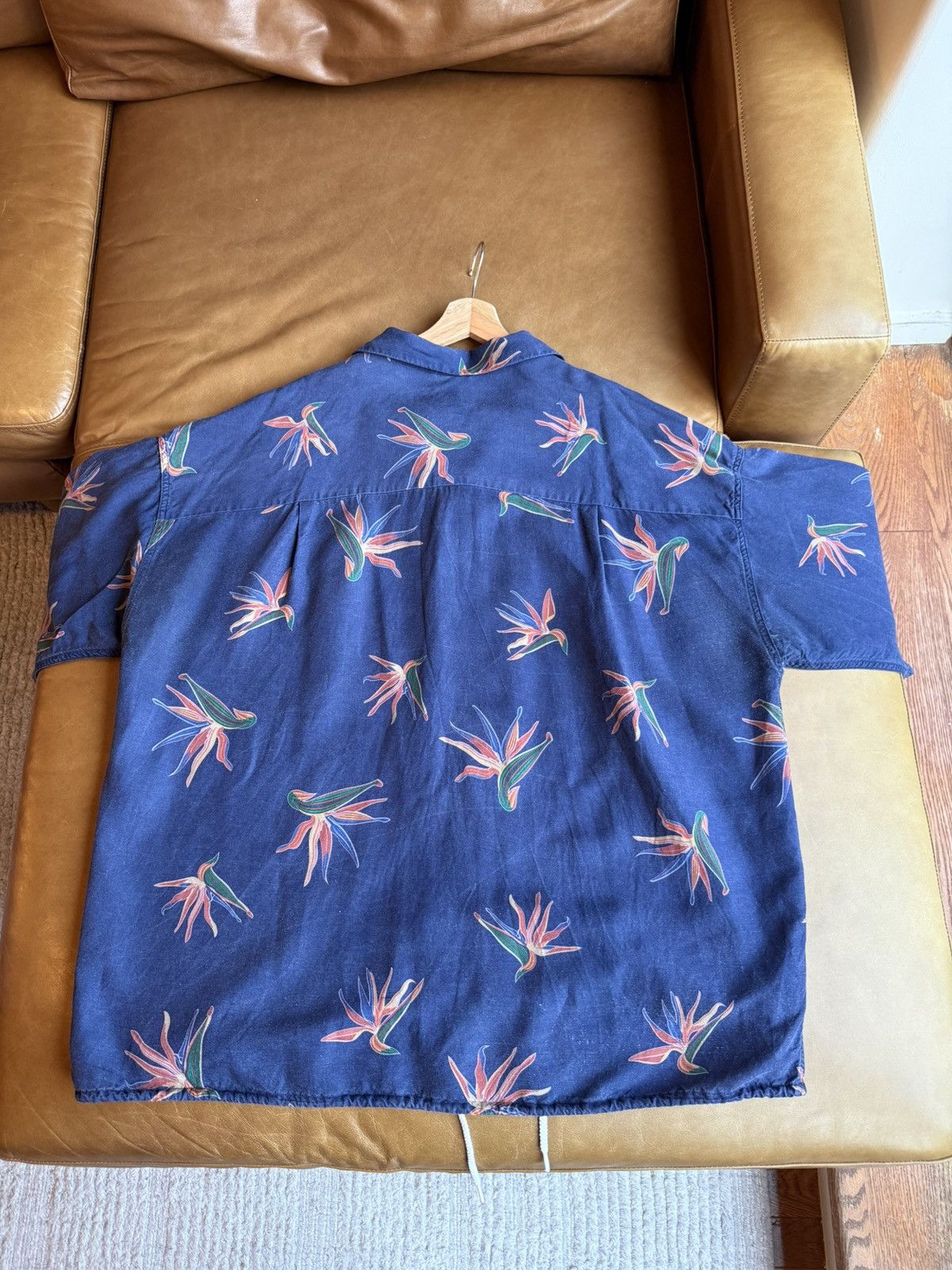 Nanamica Nanamica Cupra Hemp Aloha Shirt XL Size US XL / EU 56 / 4 - 7 Thumbnail