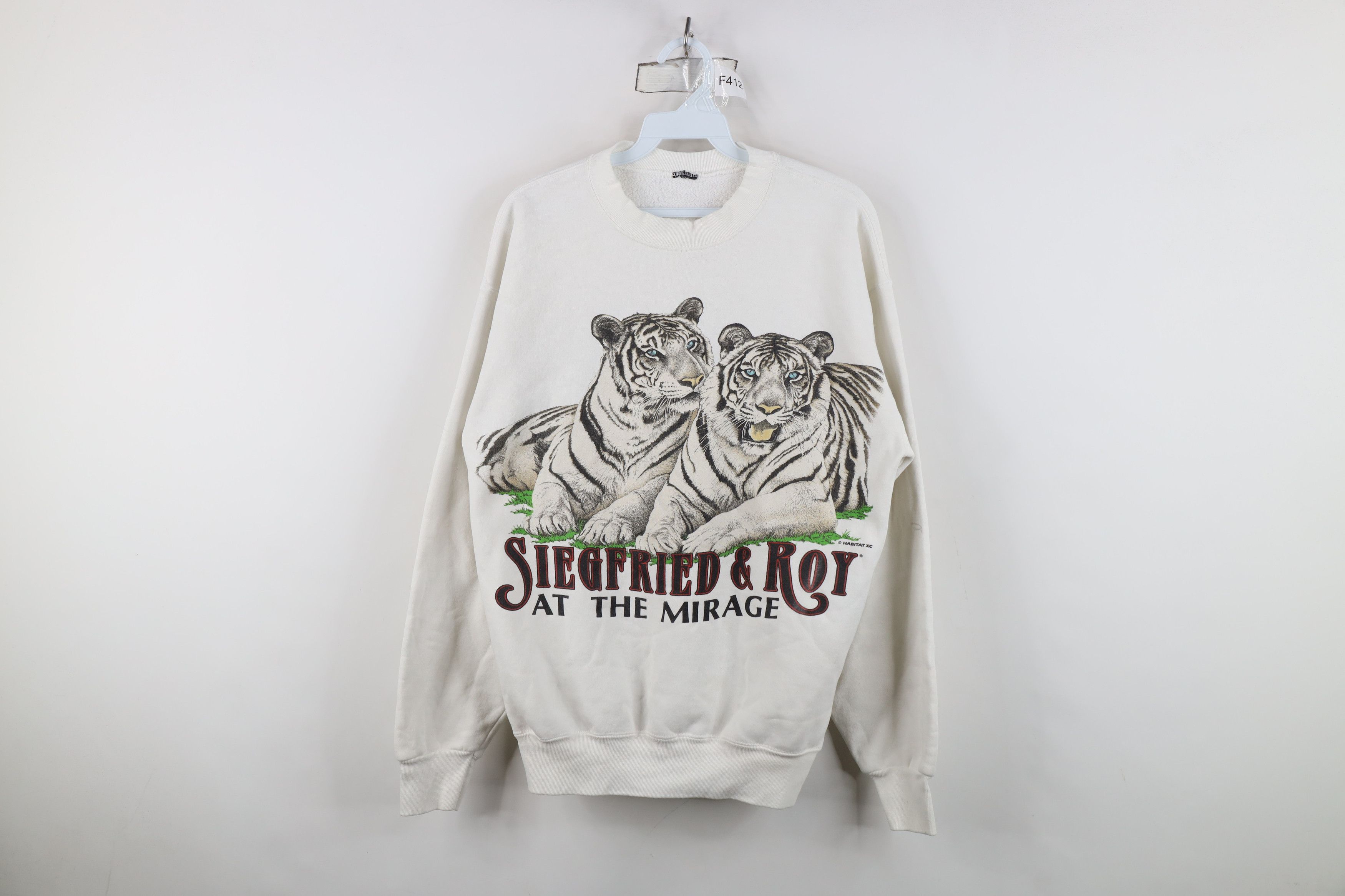 Vintage Vintage 90s Streetwear Siegfried & Roy Mirage Sweatshirt USA Size US M / EU 48-50 / 2 - 1 Thumbnail