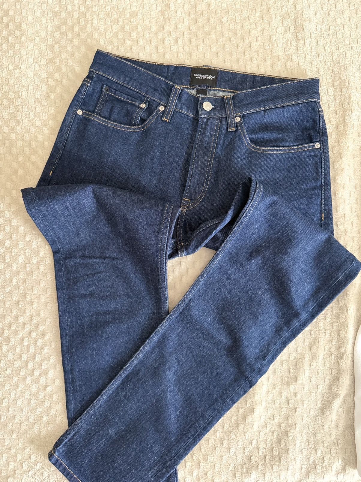 Calvin Klein Andy Warhol Slim Denim Size US 30 / EU 46 - 4 Thumbnail